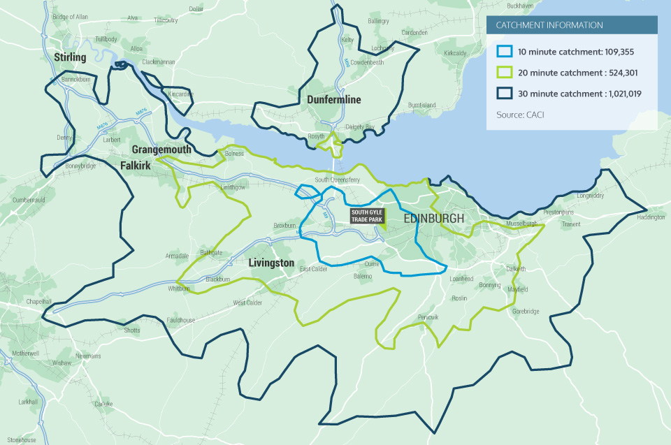 catchment map